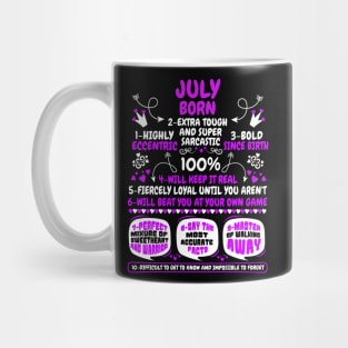 July Born Mug